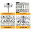 Lustre encastré en cristal 3 lumières Everby-1164533263