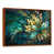 Toile avec cadre flottant brun