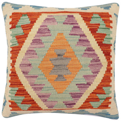 Bohemian Donovan Turkish Hand-Woven Kilim Pillow