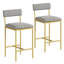 Counter Stool with Metal Frame