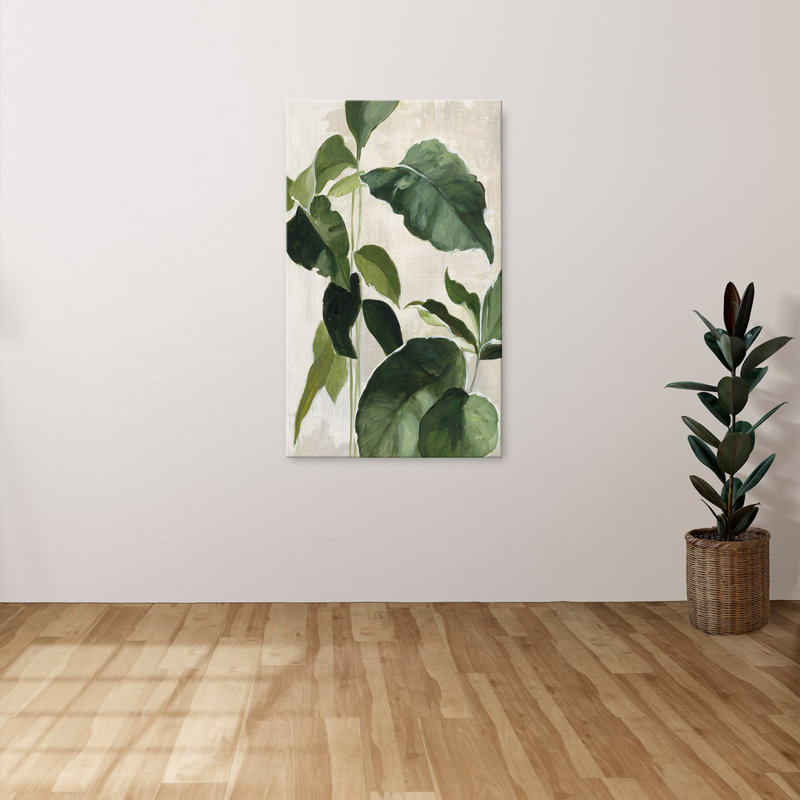 "Tropical Study II" par Julia Purinton, reproduction sur toile, H 18 po x l 30 po