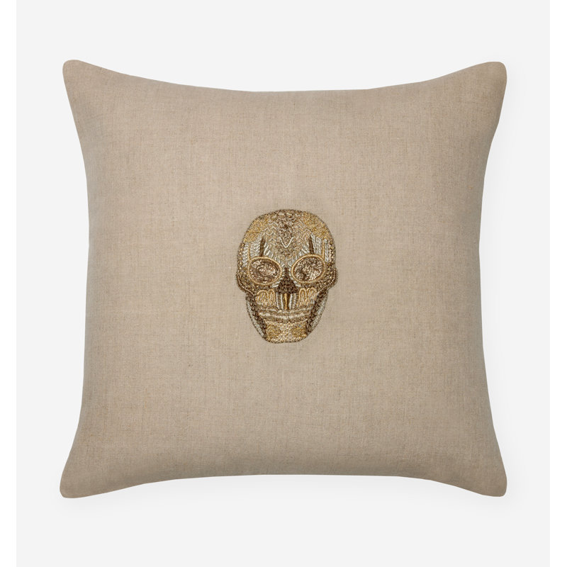 Skull Square Pillow Cover & Insert