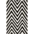 Rodgers Hand Woven Flat Weave Wool/Cotton Geometric Rug in Black/Ivory-878357191