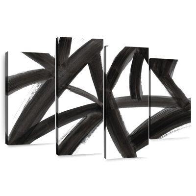 Abstrait Avery Black Roads