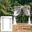 81'' W x 20.5'' D Metal Arbor with Gate in Black
