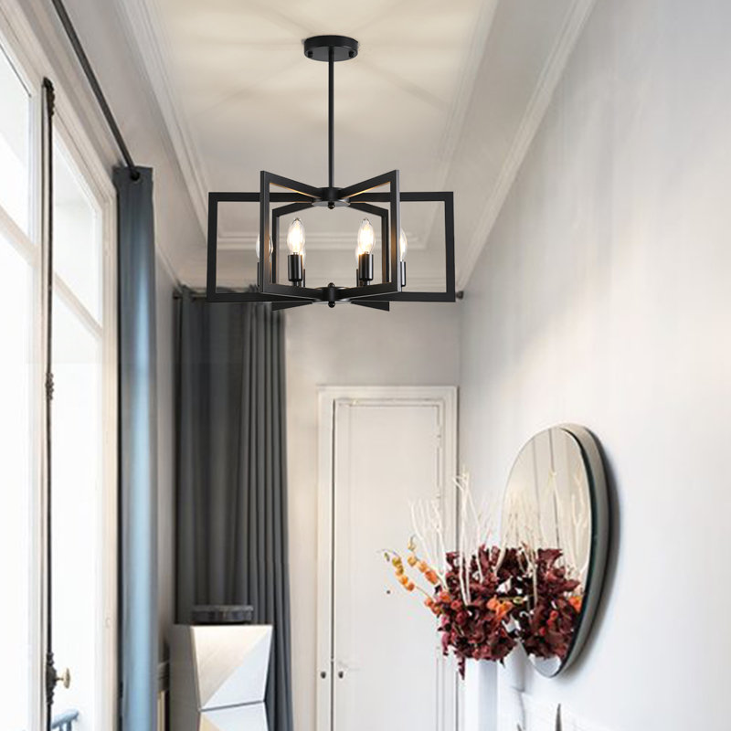 Lustre géométrique moderne en métal