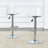 Modern Minimalist Bar Chairs And Bar Stools. Can Rotate 360 ° And Adjust Lifting. PET Backrest And PU Seats. Set Of 2. Suitable For Bars-2079692884
