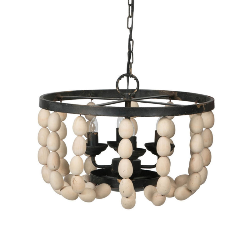 Suspended luminaire with adjustable chain
