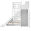 Twin over Full Bunk Bed with Storage Staircase-128986478