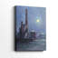 Usine au clair de lune - Toile tendue avec châssis par Maximilien Luce-1893971685