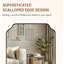 Miroir de salle de bain Modern Cadre en acier inoxydable-864994804-853120322