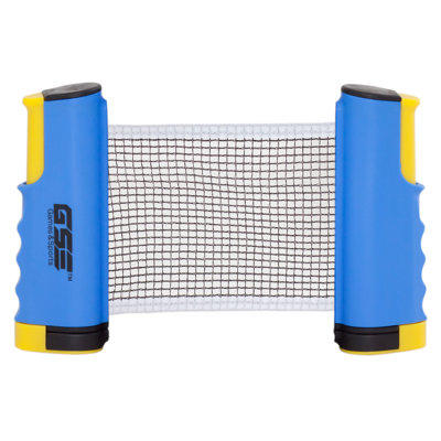 GSE Adjustable Retractable Ping Pong Net & Post. Anywhere Replacement Table Tennis Net for Any Tables