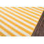 Tapis rayé jaune / blanc intérieur / extérieur Yepez-1352392501