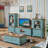 Bule Solid + Manufactured Wood Display Cases