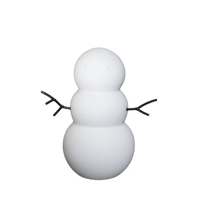 Céramique Snowman blanc