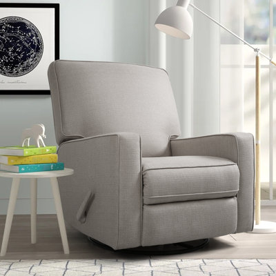 Saidee Upholstered Manual Swivel Rocker Recliner Chair