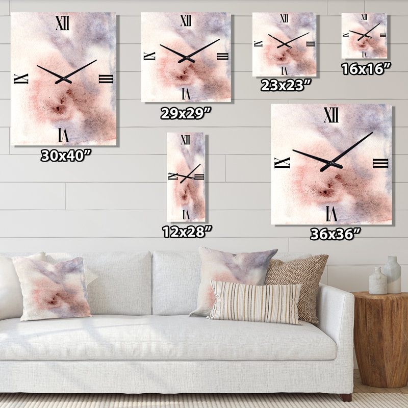 Horloge murale pastel, Grand