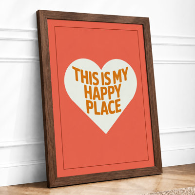 My Happy Place Modern - Print