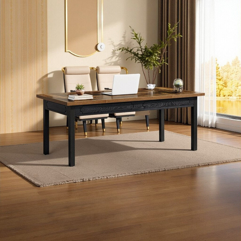 Bureau de direction 63 po - Espace de travail industriel rustique