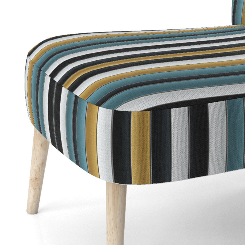 Chaise d'appoint de 27,5 po de largeur