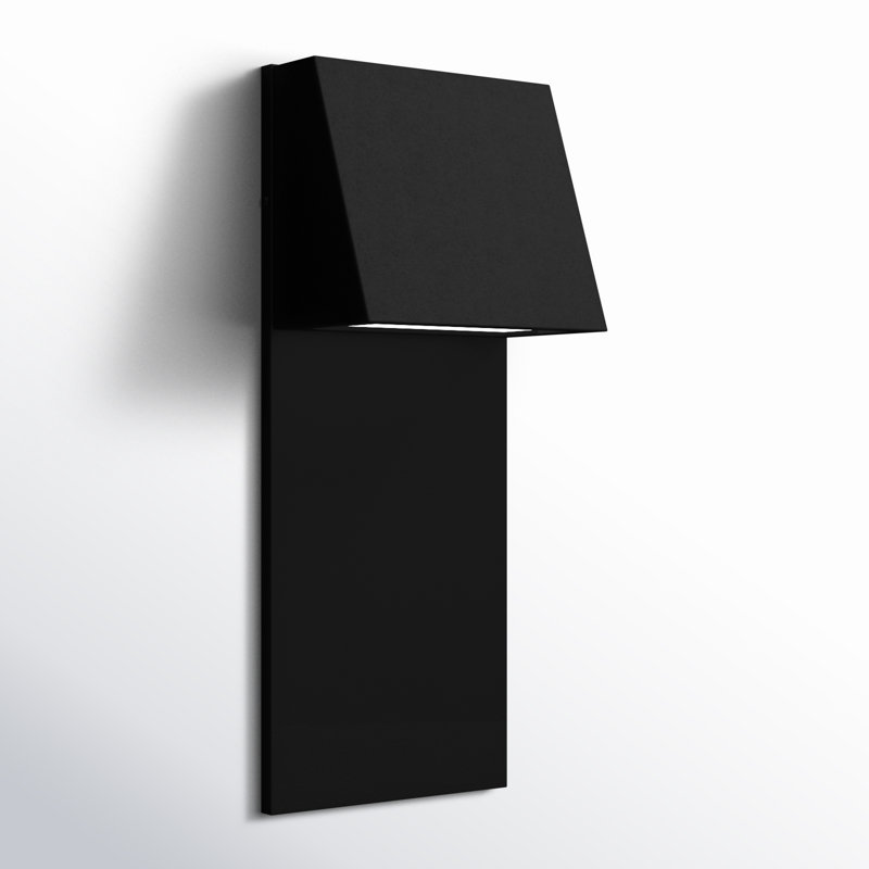 Black Aluminum 20" Hardwired LED Outdoor Wall Light