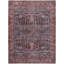 Tapis oriental bleu marine / rouge brique lavable à la machine Lotte-1338138257