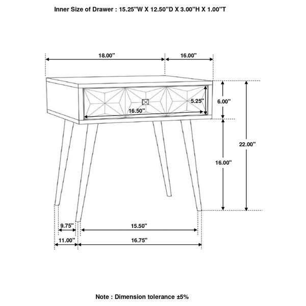 Dimensions du produit