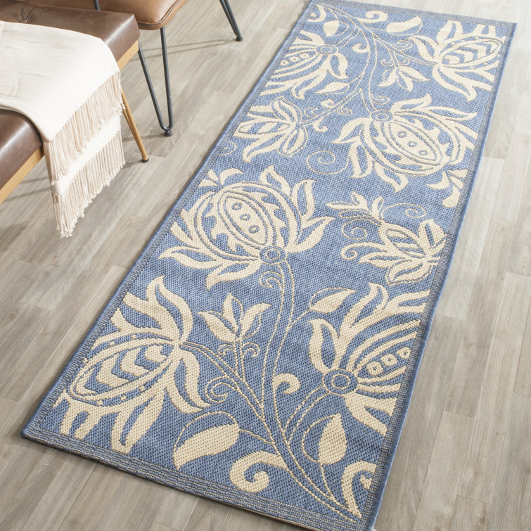 Clansy Performance Floral Indoor/Outdoor Area Rug