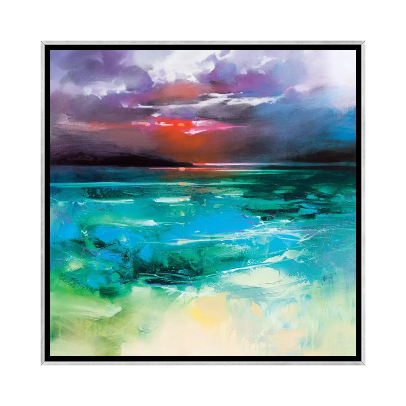 «Harris Resson» par Scott Naismith - reproduction d'art, Toile avec cadre argenté, Pas de tapis, H 26 po x l 26 po x P 1,5 po