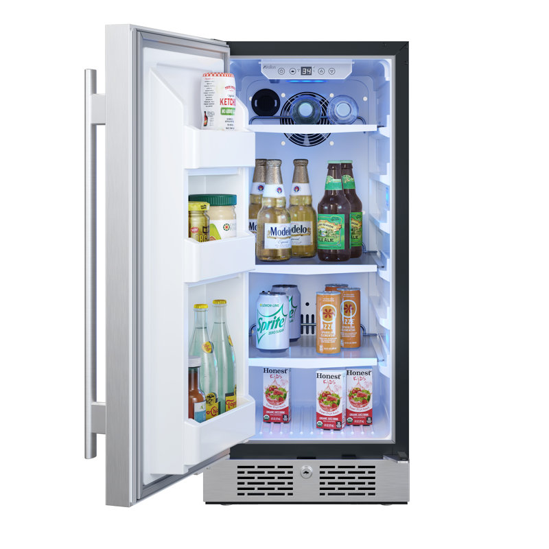 Avallon 3.35 Cubic Feet Convertible Mini Fridge, Left