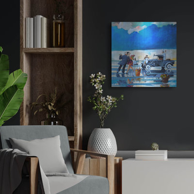 Red Barrel Studio® 'Date Night One' by Ronald West Metal Wall Art