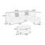 Canapé modulaire rembourré avec USB et repose-pieds avec rangement-1672012382