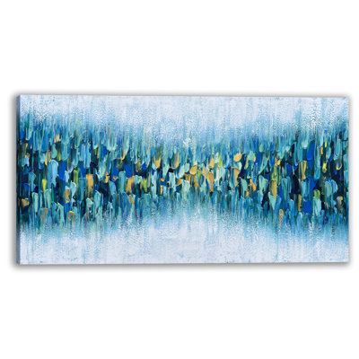 Abstrait - peinture sur toile tendue