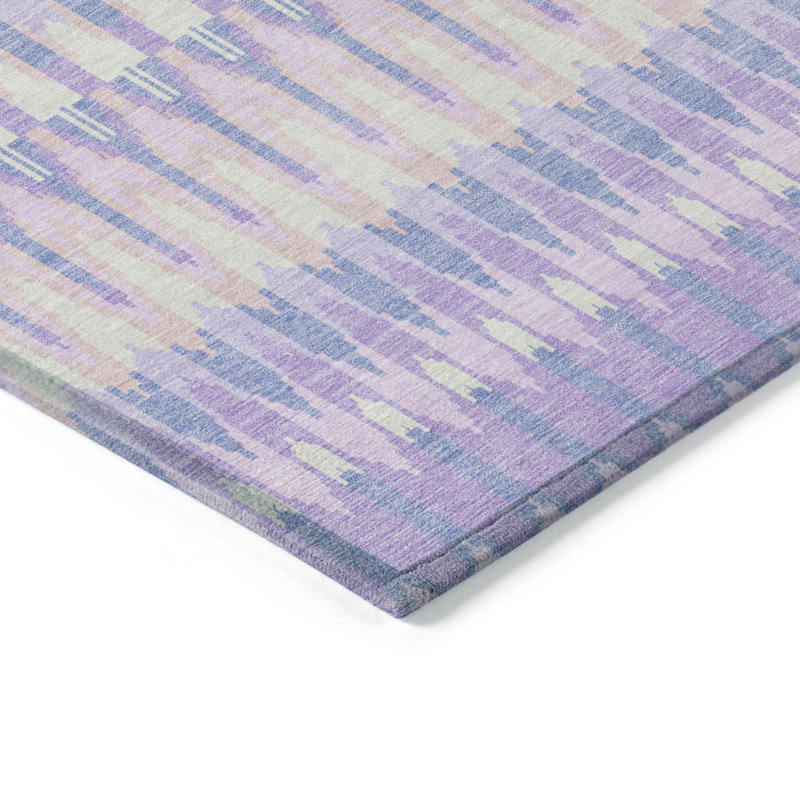 Tapis lavable rose 9 pi x 12 pi Southwestern