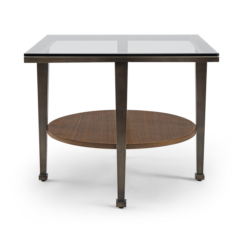 Table de bout en verre Amariee