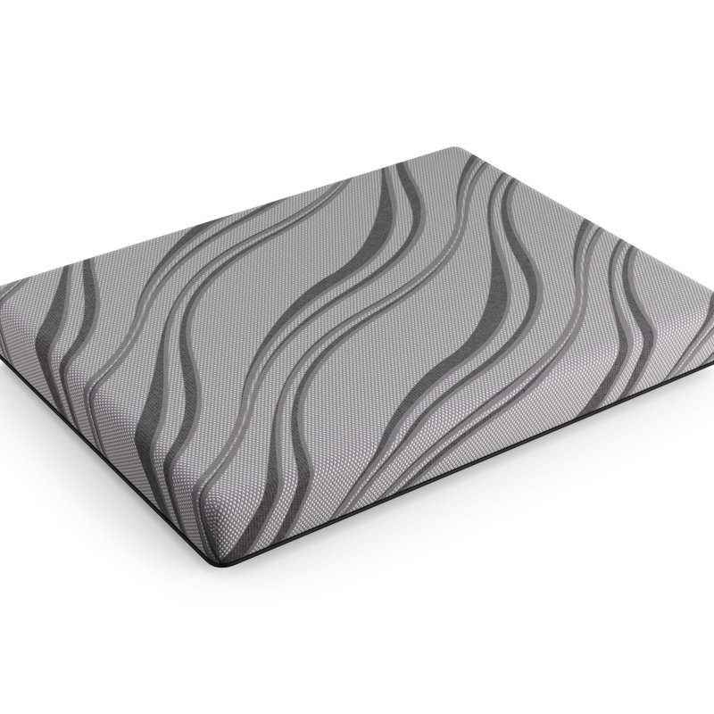 Bavoir en mousse viscoélastique réactive (grand) avec couche de confort haute densité et noyau en tissu mèche pour une nuit rafraîchissante