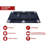 RACK Vega 6-Foot Folding Billiard/Pool Table (Blue)