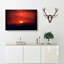 Deep Red Sunset In Italy In Abstract - Wrapped Canvas Print-55313229