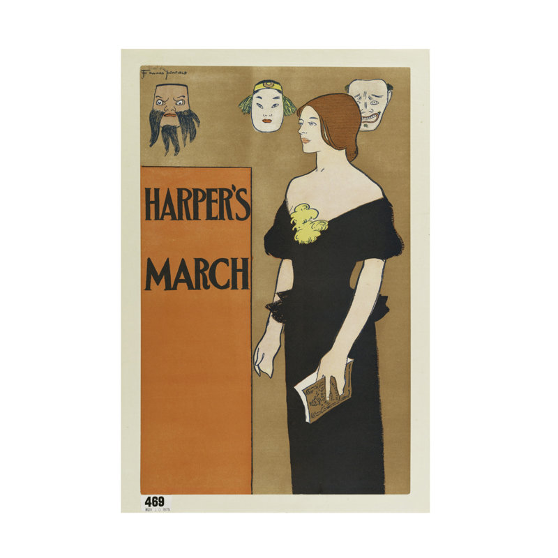 "Edward Penfield Harpers", mars 1896, art sur toile, H 24 po x l 16 po