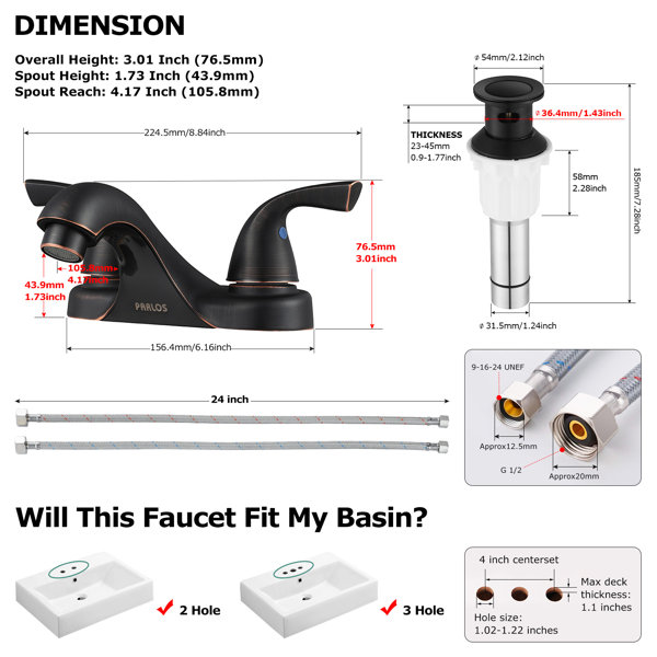 Dimensions du produit