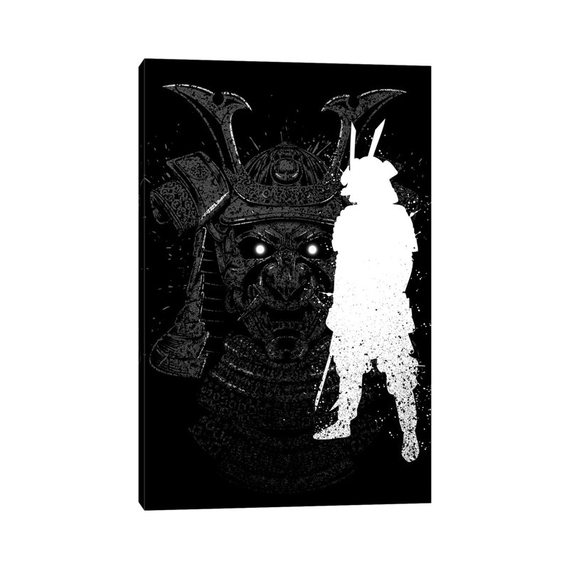 Inking Samurai by Alberto Perez - Wrapped Canvas Print, 30.48 cm H x 45.72 cm W