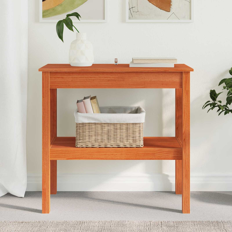 80cm Solid Wood Console Table