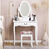 Dones Dressing Table with Mirror