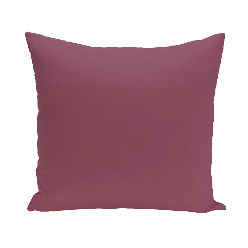 Reversible Throw Pillow, Spring Purple, 18" H x 18" W
