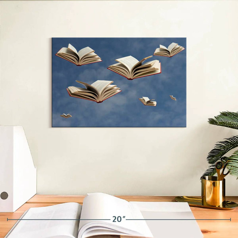 Kelan Levitating Books, 8" H x 12" W