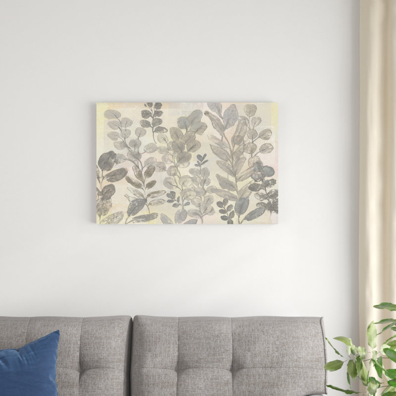 Motif de feuilles II, H 20 po x l 30 po