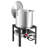100 Qt Seafood Boiling Kit with Strainer, Outdoor Seafood Boil Pot and Basket, Cooking Set for Crab Crawfish Lobster Boiling, Aluminum Stockpot with 100,000 BTUs Propane Burner and Steamer Rack-115688845
