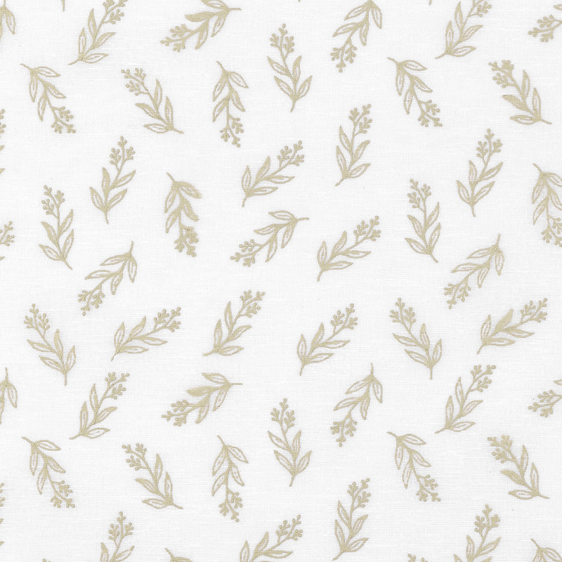 Carsonville Floral Leaf Sheer Rod Pocket Kitchen Curtain Valance, Beige