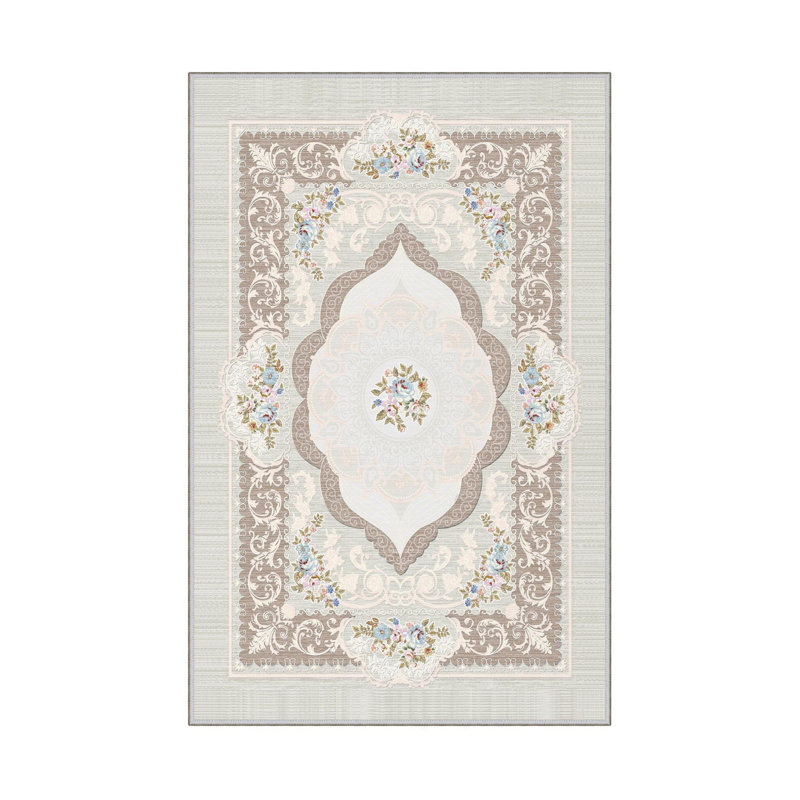 Premium Hall Carpet (3.3 x 9.8 ft), 100% Polyester, 8 mm Pile Height | Antibacterial, Non-Slip PVC Dot Underside, 650 gr/m² | Machine Washable, 3D Digital Printing | Ideal for Living Room & Entryways, Durable & Stylish Design