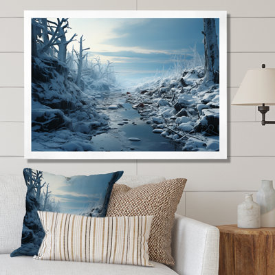 Wilderness Frozen Landscape III, reproduction d'art sur toile